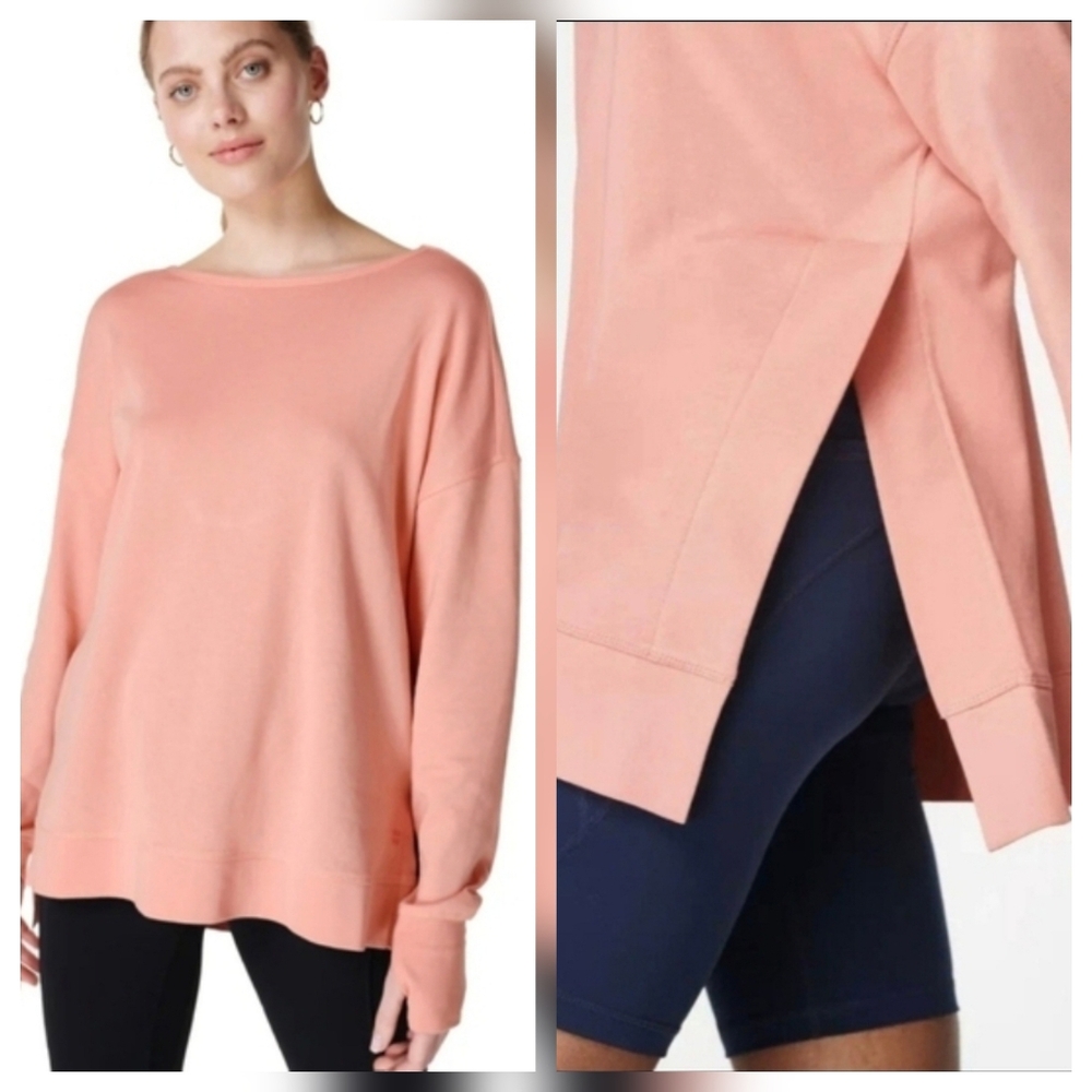 Sweaty Betty After Class Split Sweatshirt NEW